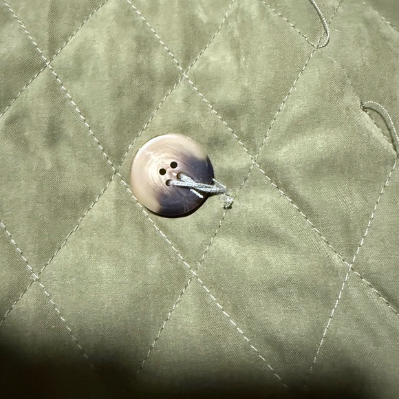 Heartloom coat, XS Olive and cream. - Picture 13 of 13